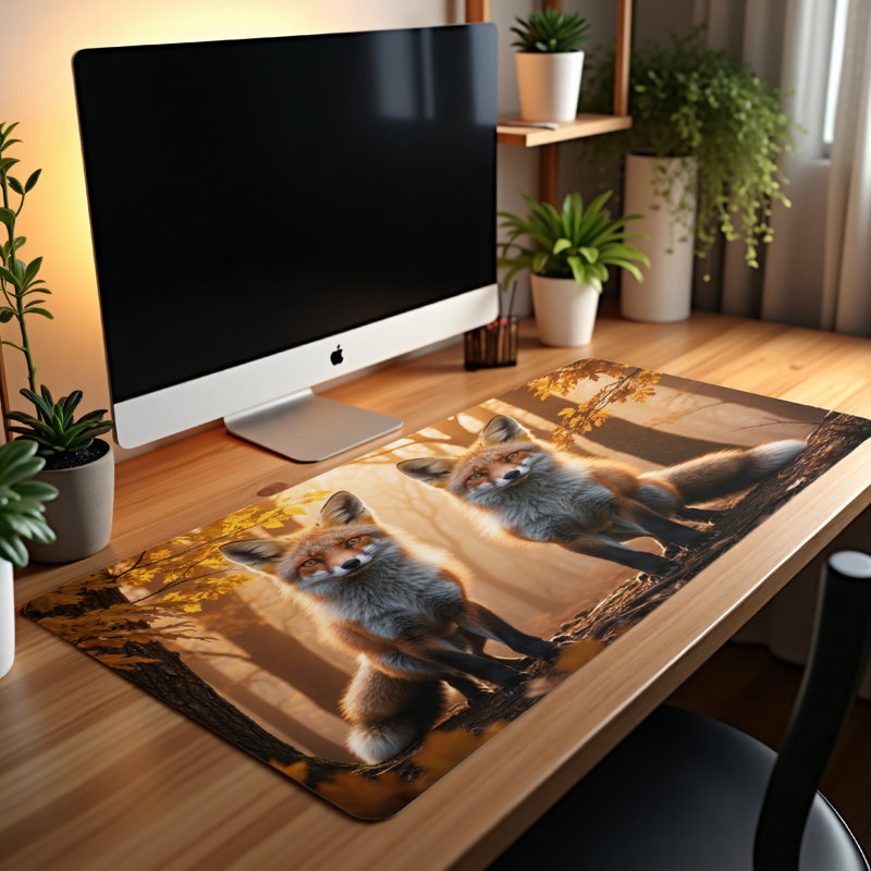 Polyester Desk Pad, 23.6x13.8