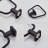 Matte Black Towel Ring for Bathroom