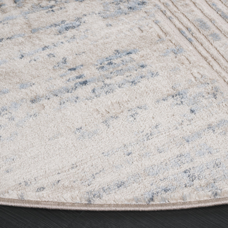 Oglesbee Performance Abstract Rug, Round 6'7"