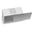 Couvercle de boîte à mouchoirs rectangulaire
