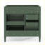 Armoire de rangement de salle de bain moderne avec 2 tiroirs et un tiroir basculant-1099396954