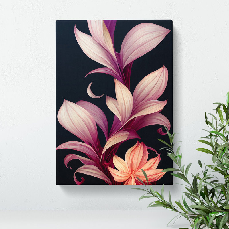 Breathtaking Flowers - Print, Wrapped Canvas, 50cm H x 35cm W x 3cm D, No Matte