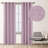 Deconovo Silver Diamond Pattern Curtain Pair-92666310-92666309