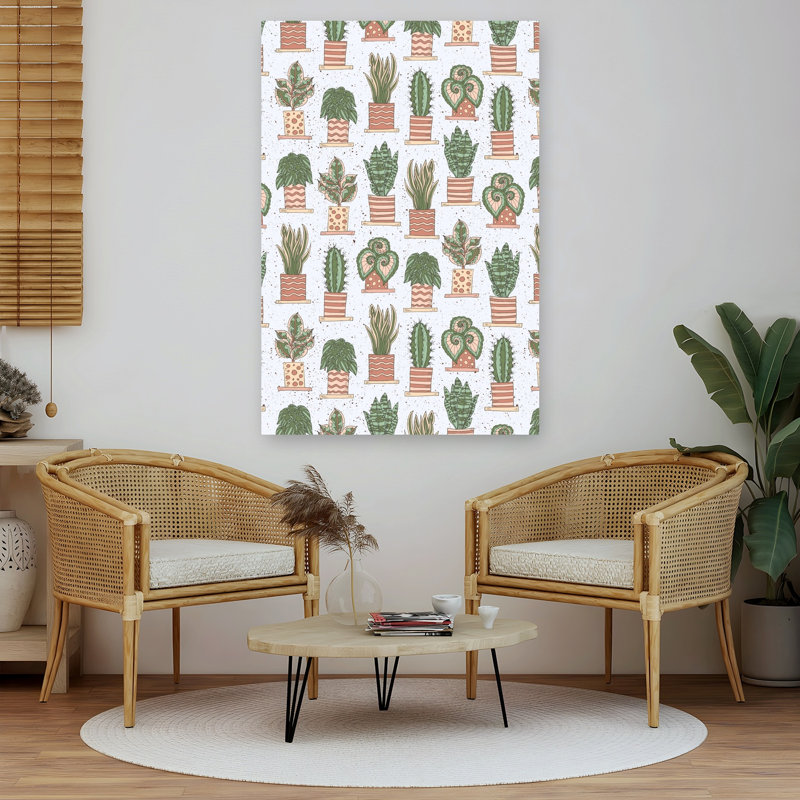Reproduction d'art mural fantaisiste, plante rustique, abstrait, cactus naturel, urbain, H 60 po x l 40 po