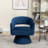 Chynna Velvet Swivel Barrel Chair-786910664