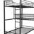 Triple L-shaped Metal Triple Twin Size Bunk Bed