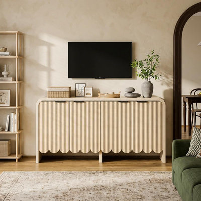 Buffet à cannelures Modern Wave