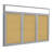Enclosed Cabinet Cork Bulletin Board-152467-152470