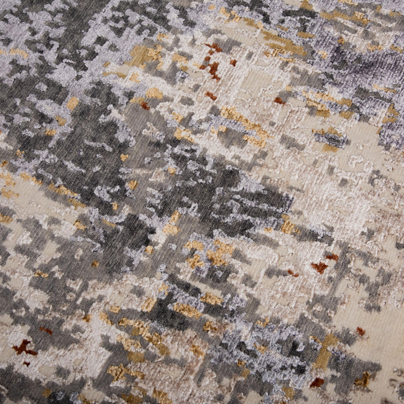 Tapis en laine noué à la main, Rectangle 2' x 3'