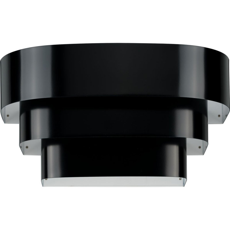Catt Flush Mounted Sconce, Black