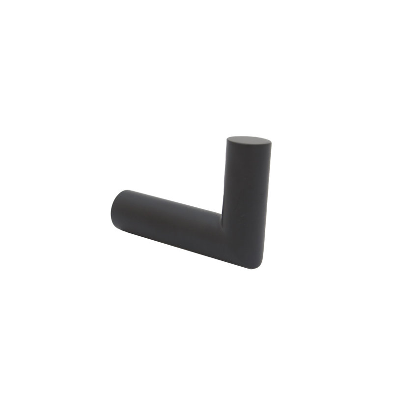 Wall Mounted Towel Hook, Satin Black