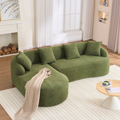 Canapé modulaire en L Chenille