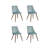 Esbeidi Four Leg Base Dining Set-2095626525-2095626521-2095626515