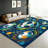 Vibrant Football Area Rug, Sports Themed Floor Mat, Durable Indoor Carpet for Living Room, Bedroom, Gaming and Playroom, World Cup Soccer Decor-129889042