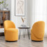 Fauteuil demi-tonneau pivotant en polyester de 20 po Annielise