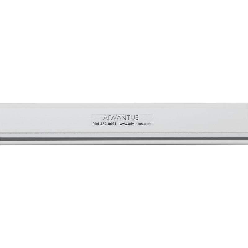 Satin Finish Aluminum 24" Display Rail with Interlocking Rollers