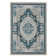 Tapis bleu sarcelle Ramsel