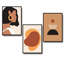 IDÉE4WALL, art mural sur toile encadré 3 pièces pour salon, chambre à coucher, fille, Mattis et impressions sur toile brutalistes pour la décoration de la maison moderne prête à être accrochée-1295265329-1295265343