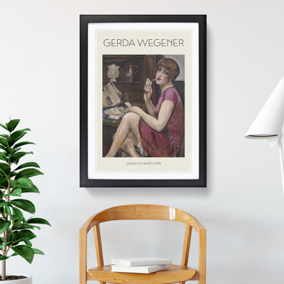 Queen of Hearts Print by Gerda Wegener - Picture Frame Painting