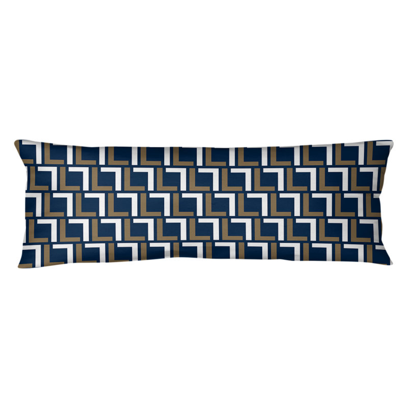 Oreiller de soutien moyen St-Louis Football, Bleu millénaire / or nouveau siècle / blanc, Microfibre