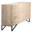 Montero 84-Inch Reclaimed Pine And Iron 4-Door Sideboard In A Light Warm Wash Finish