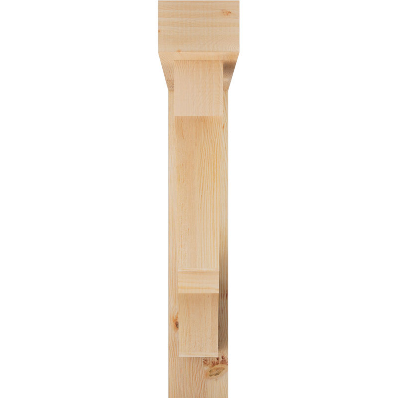 Support de bloc Balboa avec entretoise décalée, 32 x 32, Sapin Douglas de l 5 1/2 po (lisse)