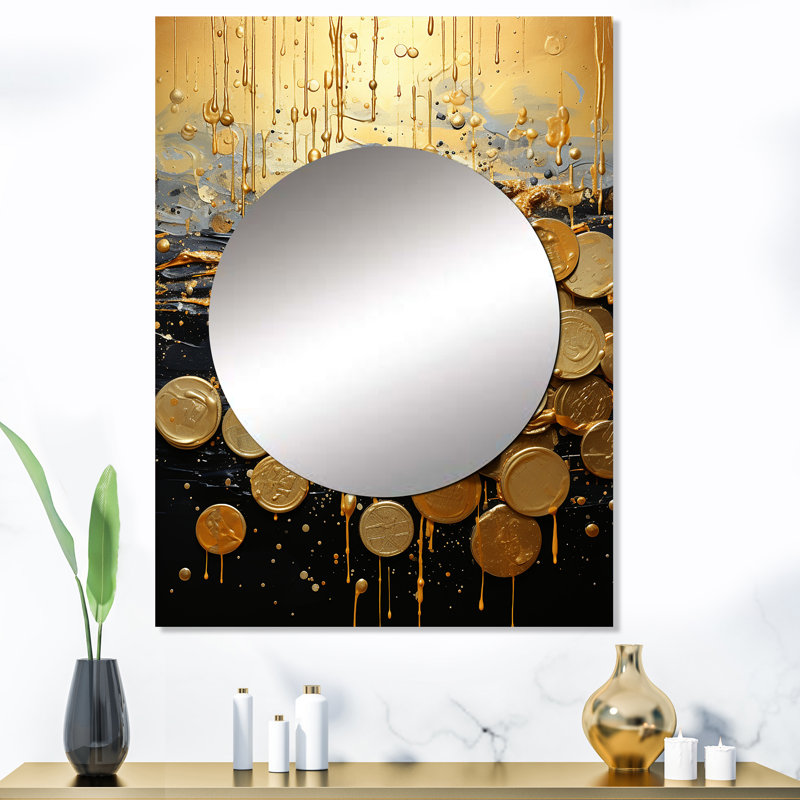 Makeen argent Magic Popart I - miroir décoratif Popart abstrait, miroir mural moderne, impression d'art en métal