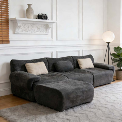 3+1 Seater Chenille Sofa