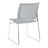 Metal Armless Sled Base Plastic Stacking Chair with Perforated Back-73338285