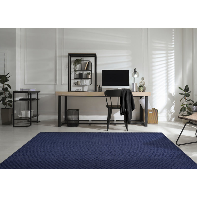 Garland Rug Town Area Rug Navy, Square 12' x 12'