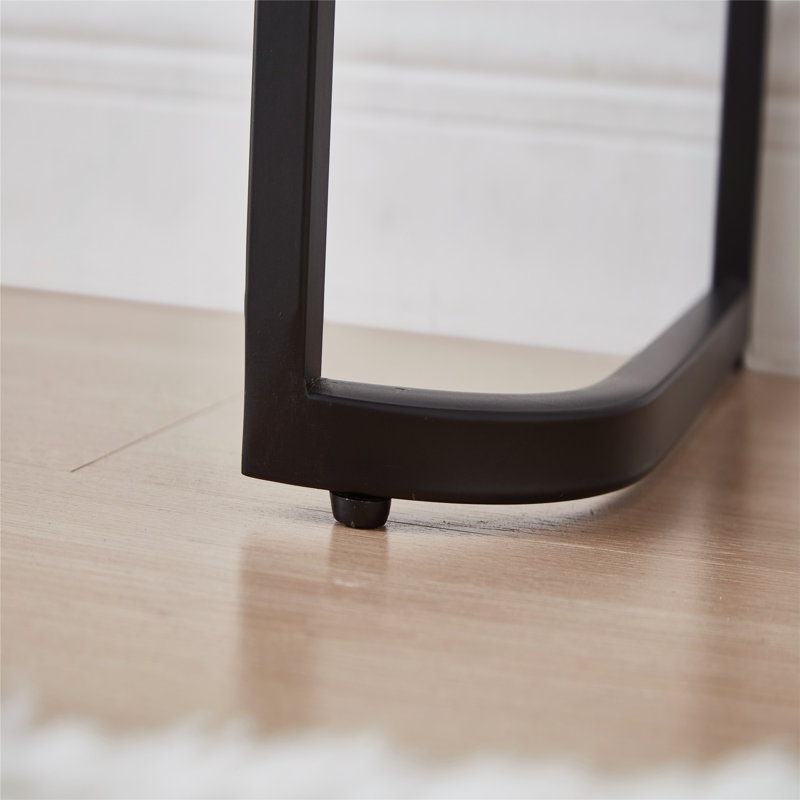 Mirrored Makeup Vanity Table with Stainless Steel Base and Two Drawers, A Versatile and Stylish Desk for Bedroom and Office Use
