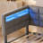 Upholstered Twin Size Daybed With Storage 2 Drawers And Charging Station, Day Bed Frame With LED Lights And Storage Headboard, No Box-Spring Needed-1306187710