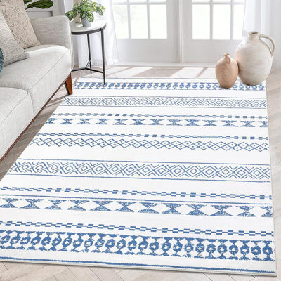Tapis moderne géométrique 9X12
