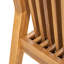 Ensemble de 2 chaises de patio en bois