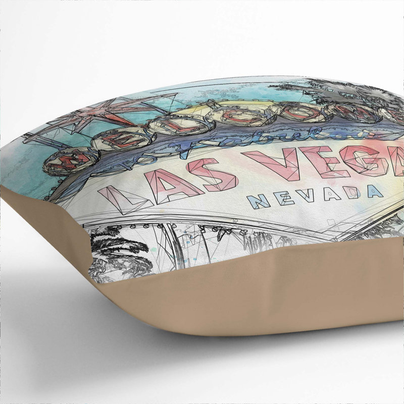 Square Cushion, Stone, 40cm H x 40cm W x 15cm D