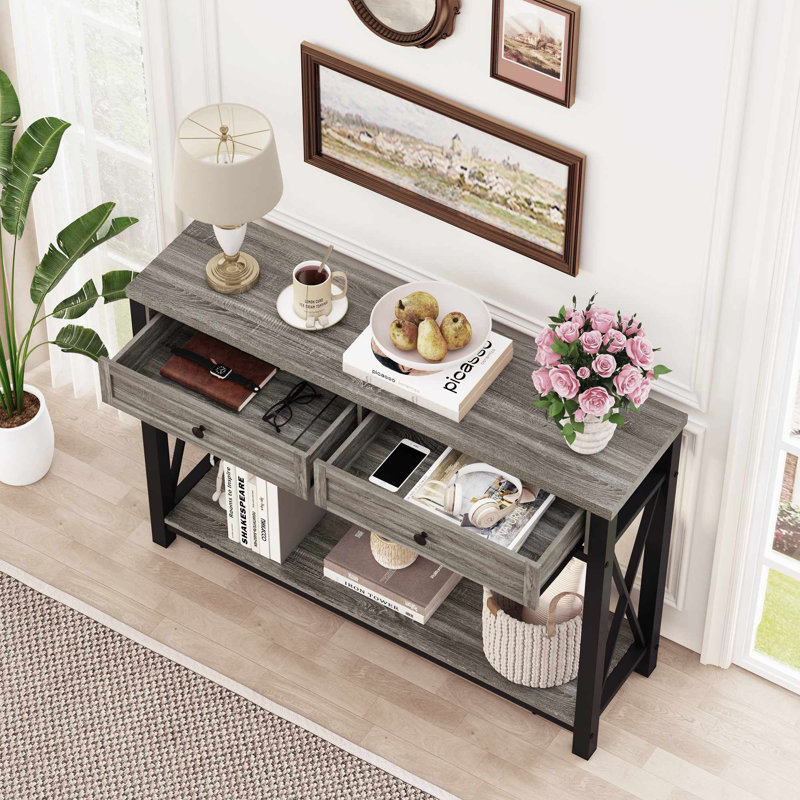 Console de 47,24 po Aust, Chêne gris