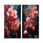 Ethelyn - ensemble d'art mural en métal fuchsia 2 pièces-102686386