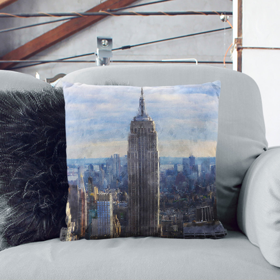 The Empire State Building Vol.2 Painting Scatter Cushion