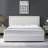 Queen Size Bed with Storage Drawers Upholstered Platform Bed Adjustable with Nailhead Trim Headboard Wooden Slats Support Bed Frame-100041929-88284567