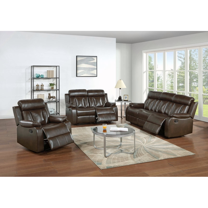 Fauteuil inclinable simple, Brun