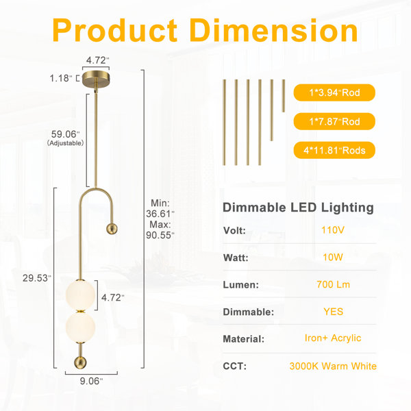 Dimensions du produit