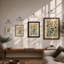 Orange Studies Botanical - Framed Print-214108243-214108245