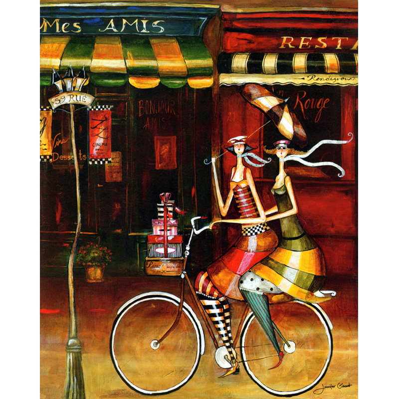 Mes Amis II, 24" H x 19" W