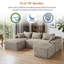 95 " Corduroy Sofa Reclining-1714324713
