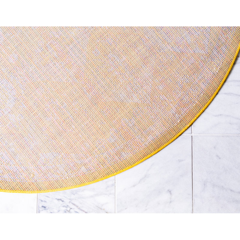 Abstract Area Rug, Round 183cm