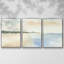 Simple Sea, reproduction encadrée sur toile 3 pièces-122330702-122330677