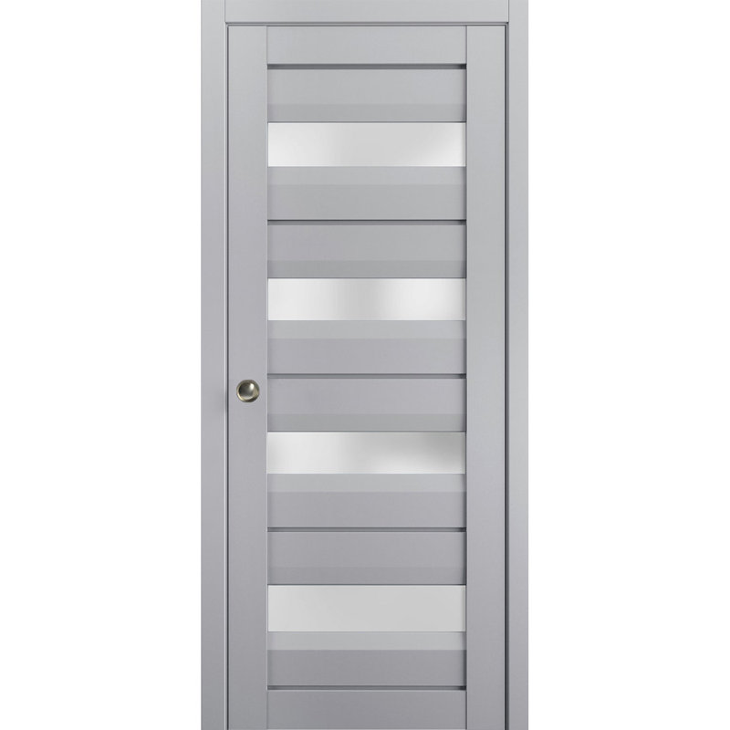 Portes de placard Veregio, 30 po x 96 po, Gris