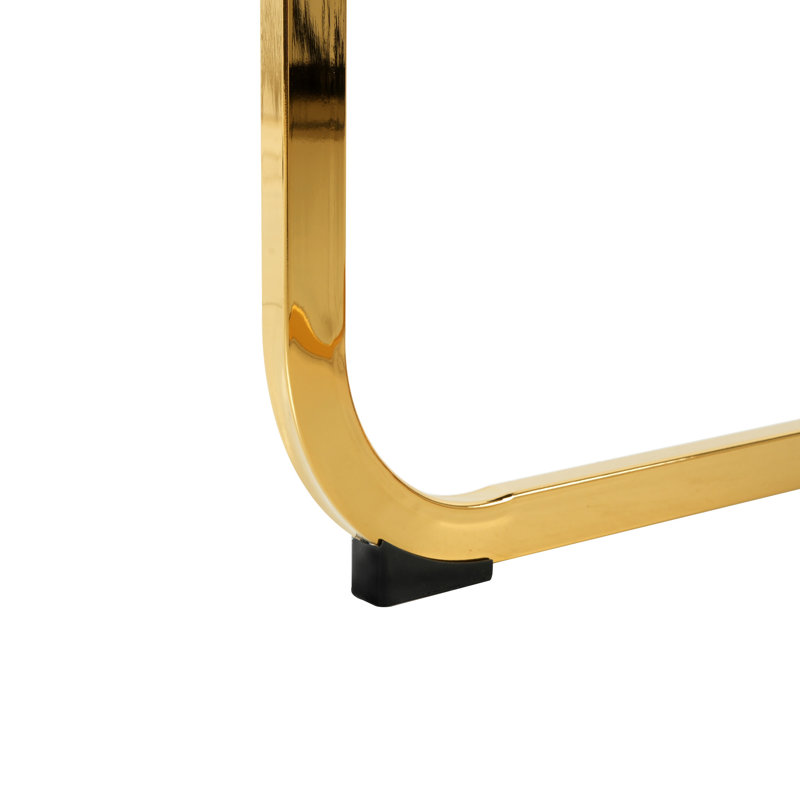 Table ronde en verre de style moderne
