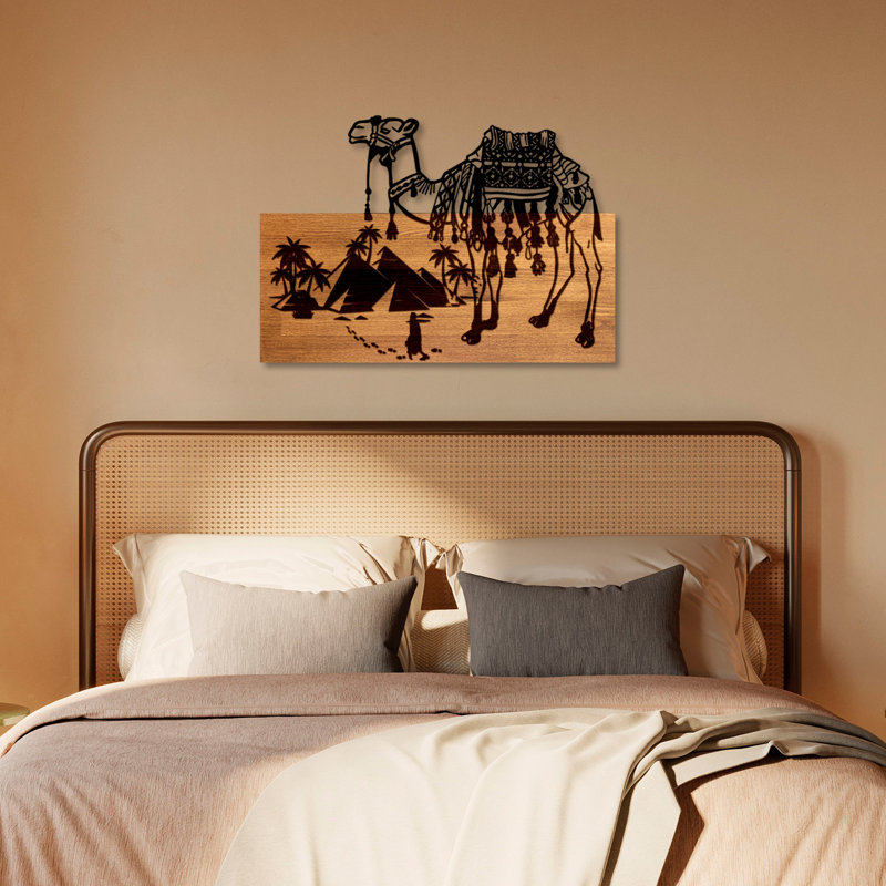 Accessoire mural décoratif en bois