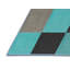Tapis à motifs noir / vert mer-907123916